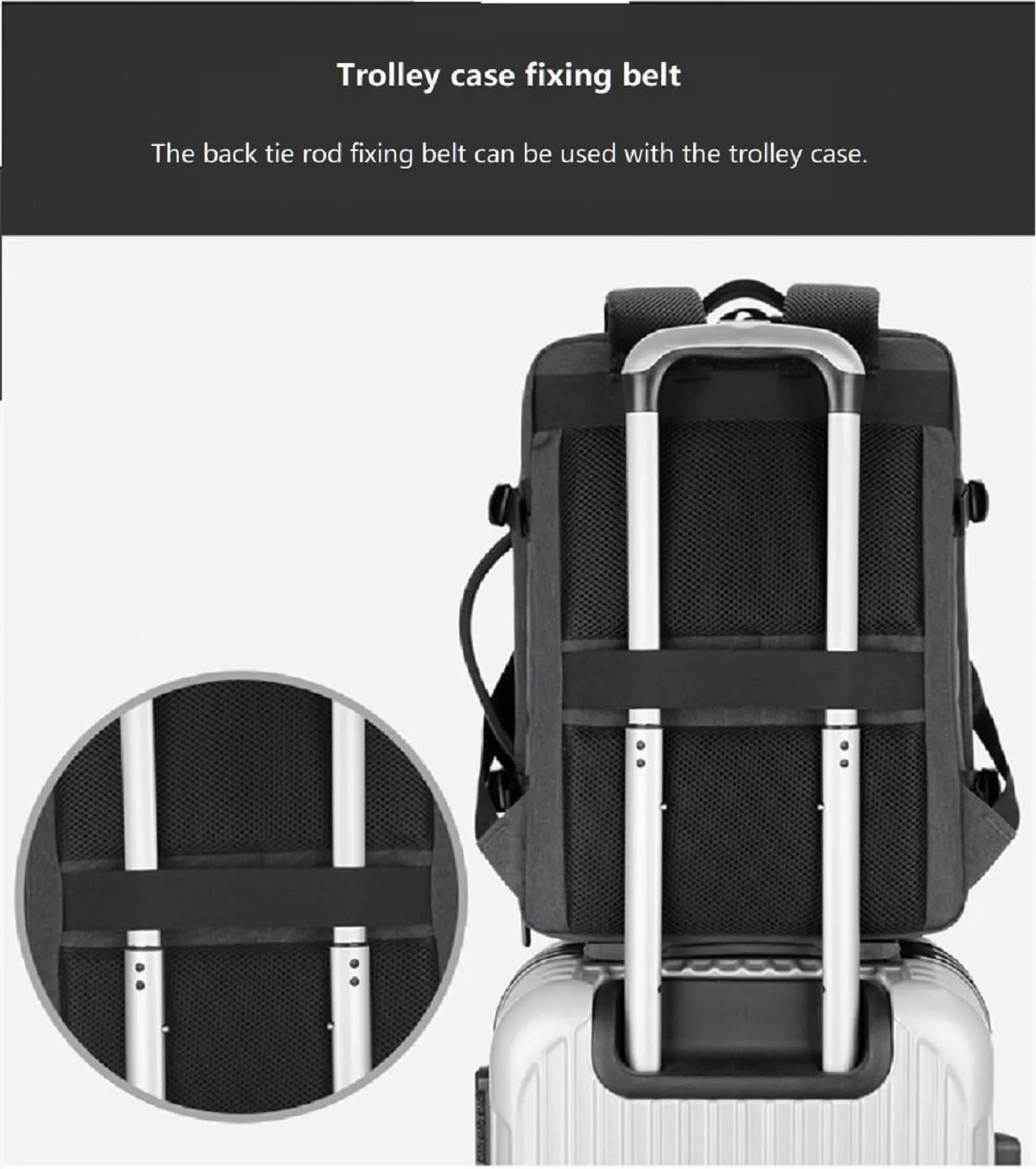36-55L Travel Backpack for PS5 Pro/PS5/PS5 Slim/PS Portal, Large Capacity Carrying Case Expandable Laptop Backpack Waterproof Storage Bag With USB Connector for PS5 Slim/PS5 Accessories Black