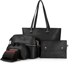 5pcs Purses Handbags Set for Women Shoulder Tote Satchel Bags
