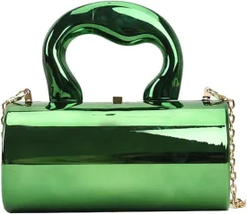 Acrylic Clutch Tote for Women - Silver Crossbody Shoulder Bag, Hobo Satchel, Y2k Style Purse 2025