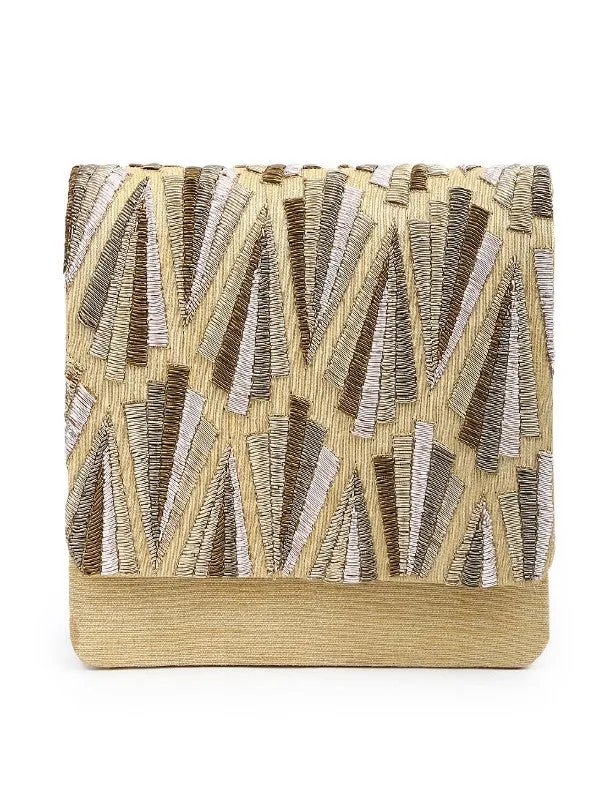 All Shades Of Gold Clutch Bag