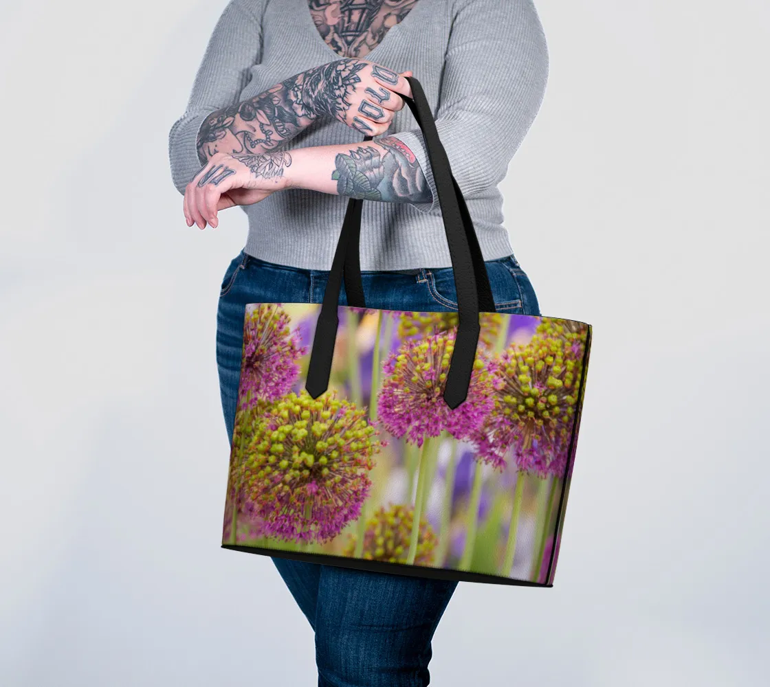 Allium Faux Leather Handbag