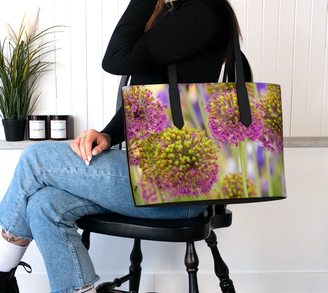 Allium Faux Leather Handbag