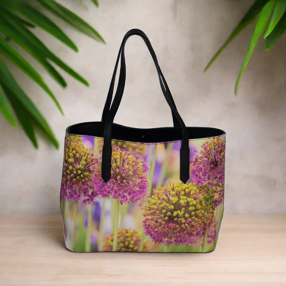 Allium Faux Leather Handbag