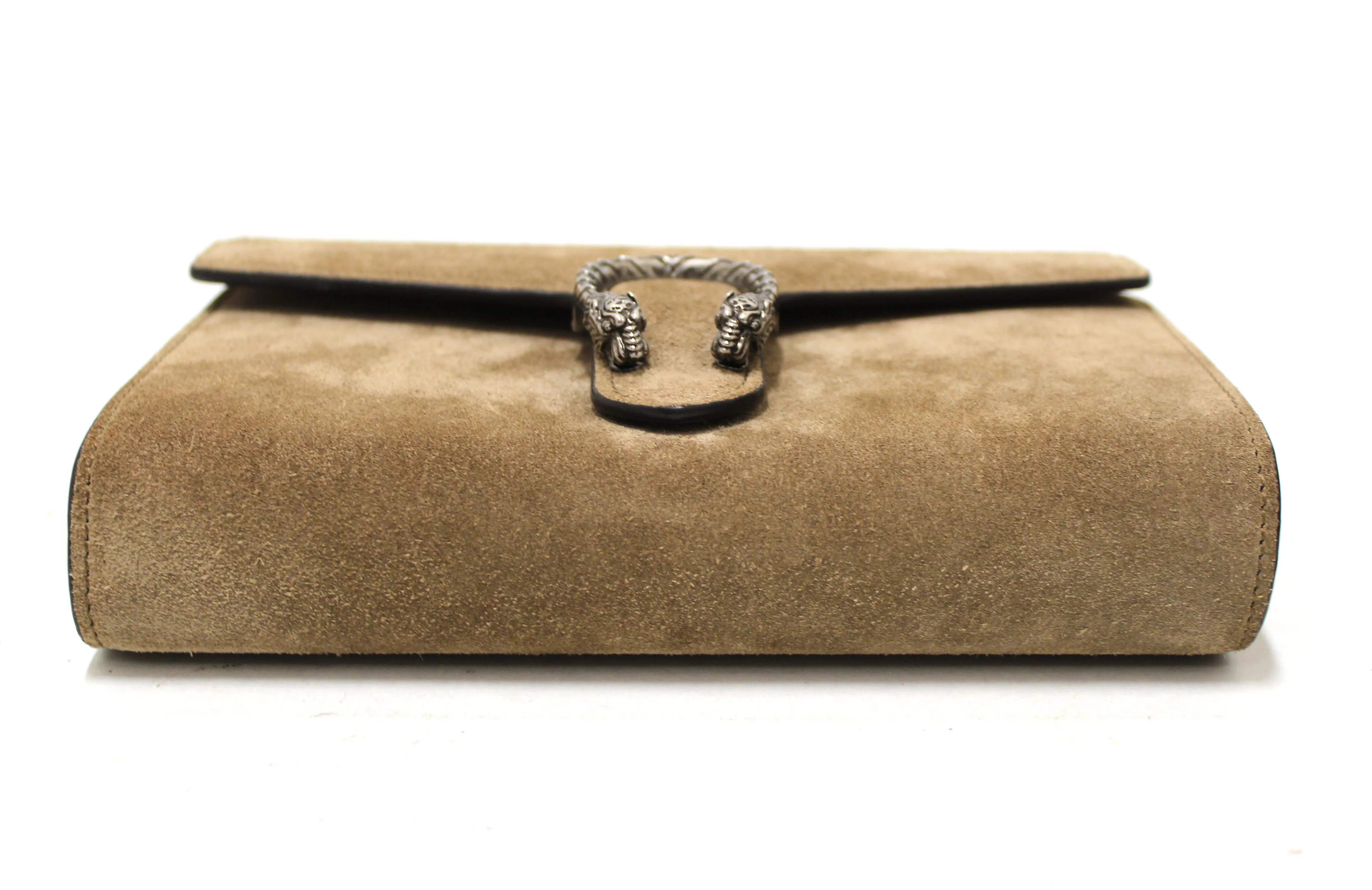Authentic Gucci Dionysus Suede Mini Chain Crossbody Bag