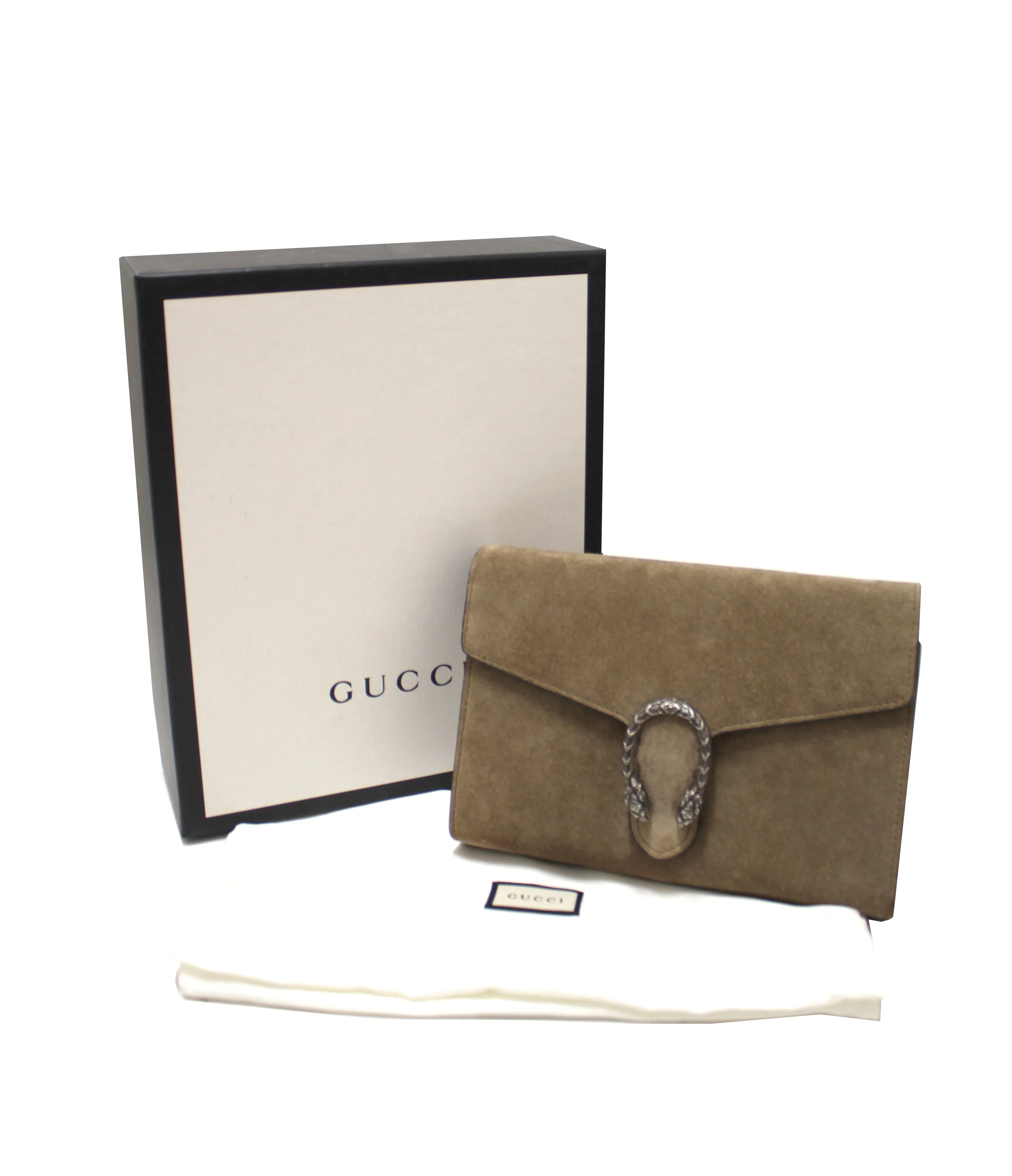 Authentic Gucci Dionysus Suede Mini Chain Crossbody Bag