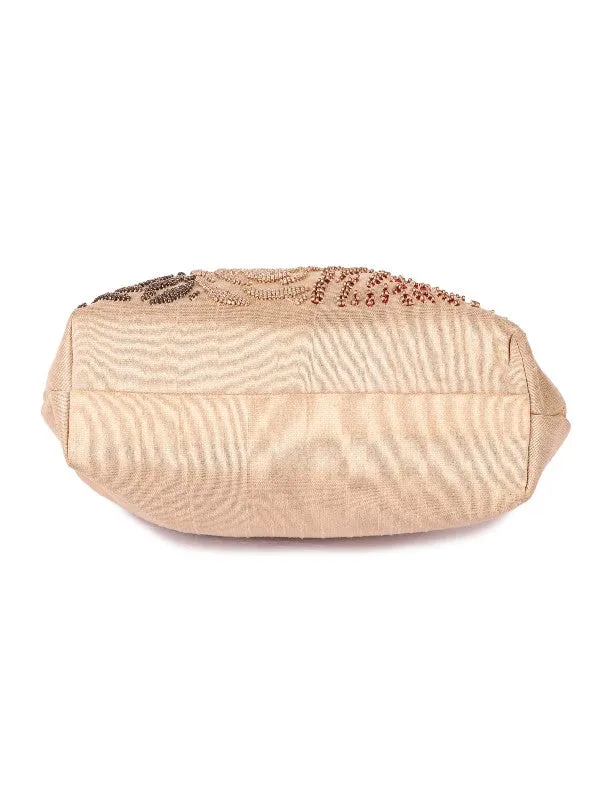 Beady Roses Batua Clutch Bag