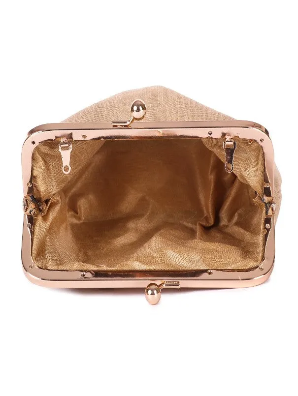 Beady Roses Batua Clutch Bag