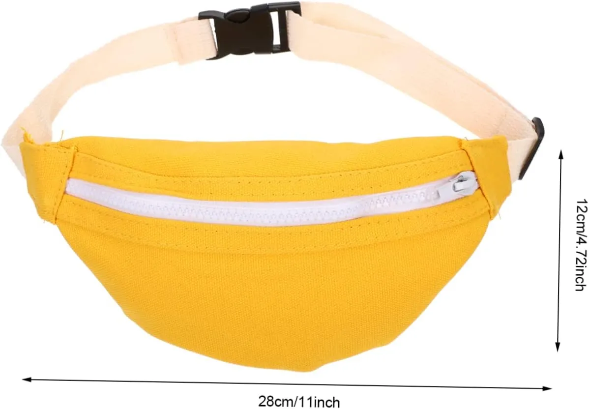 BESPORTBLE Canvas Waist Bag Portable Fashion Chest Pack for Boys Stylish Storage Bag for Coins and More Versatile Wear