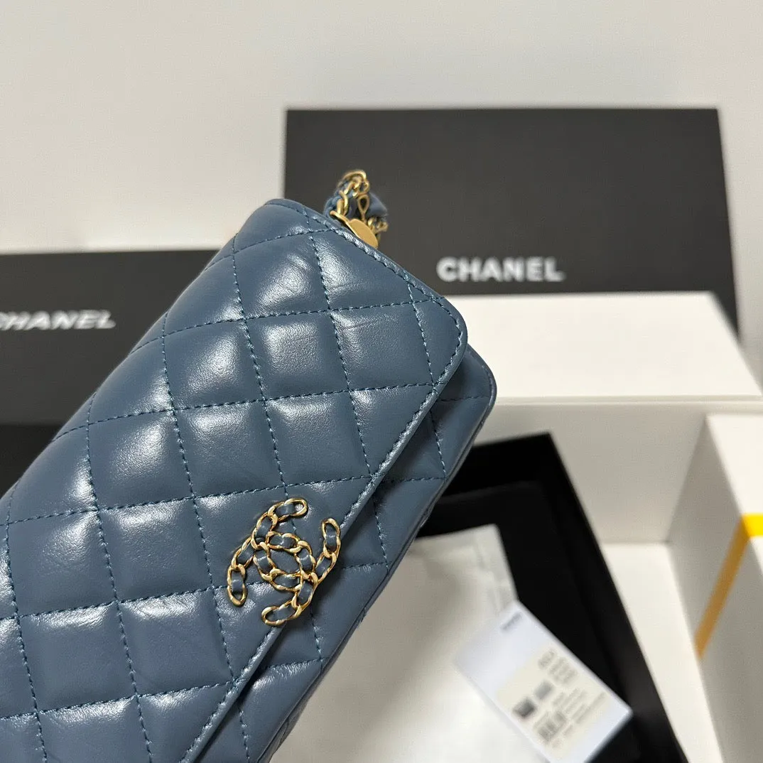 CC851 Small Flap Bag / HIGHEST QUALITY VERSION / 4.7x6.9x1.6inch