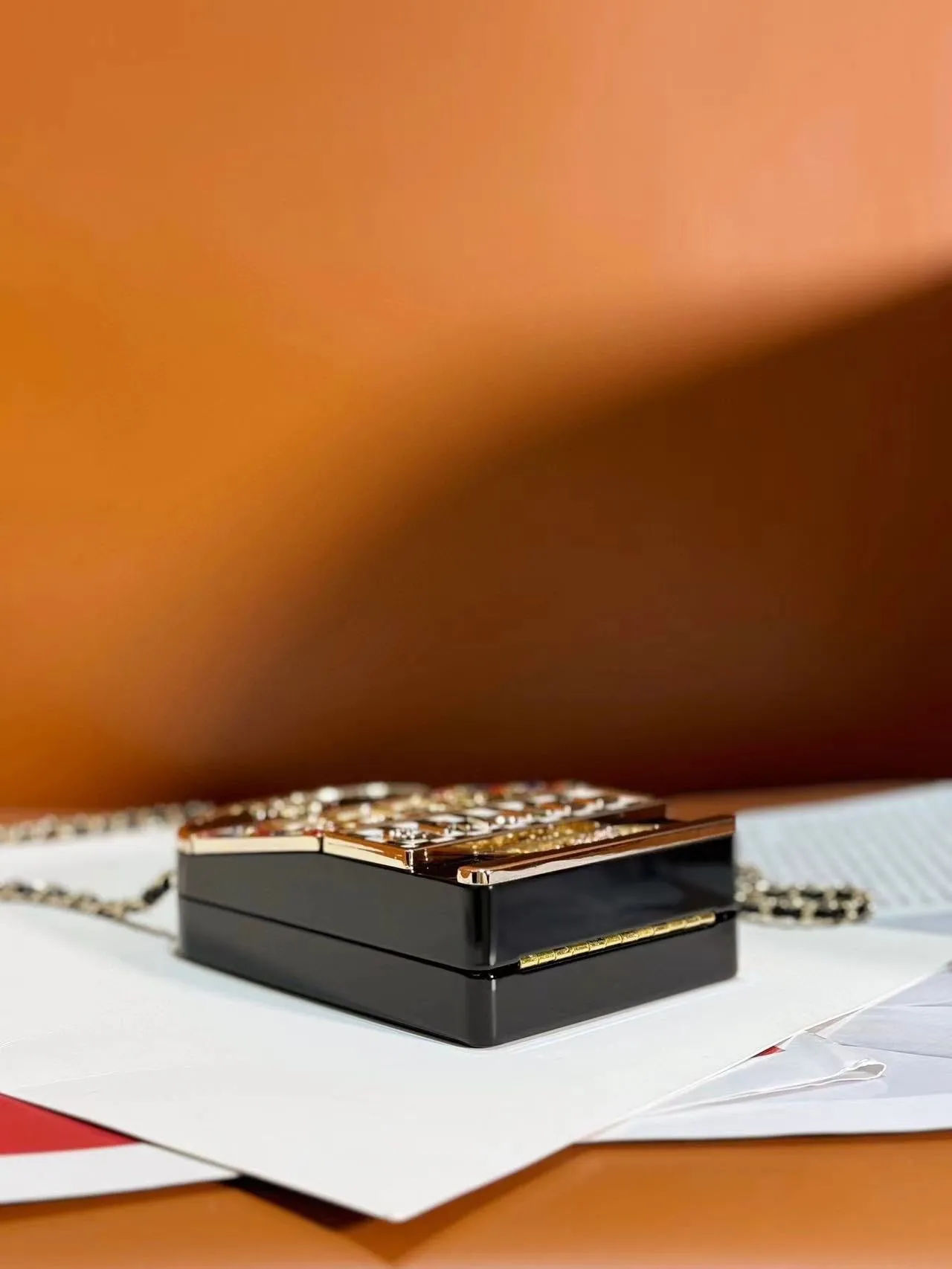 CC886 Evening Bag / HIGHEST QUALITY VERSION / 3.5x6.3x1.5inch