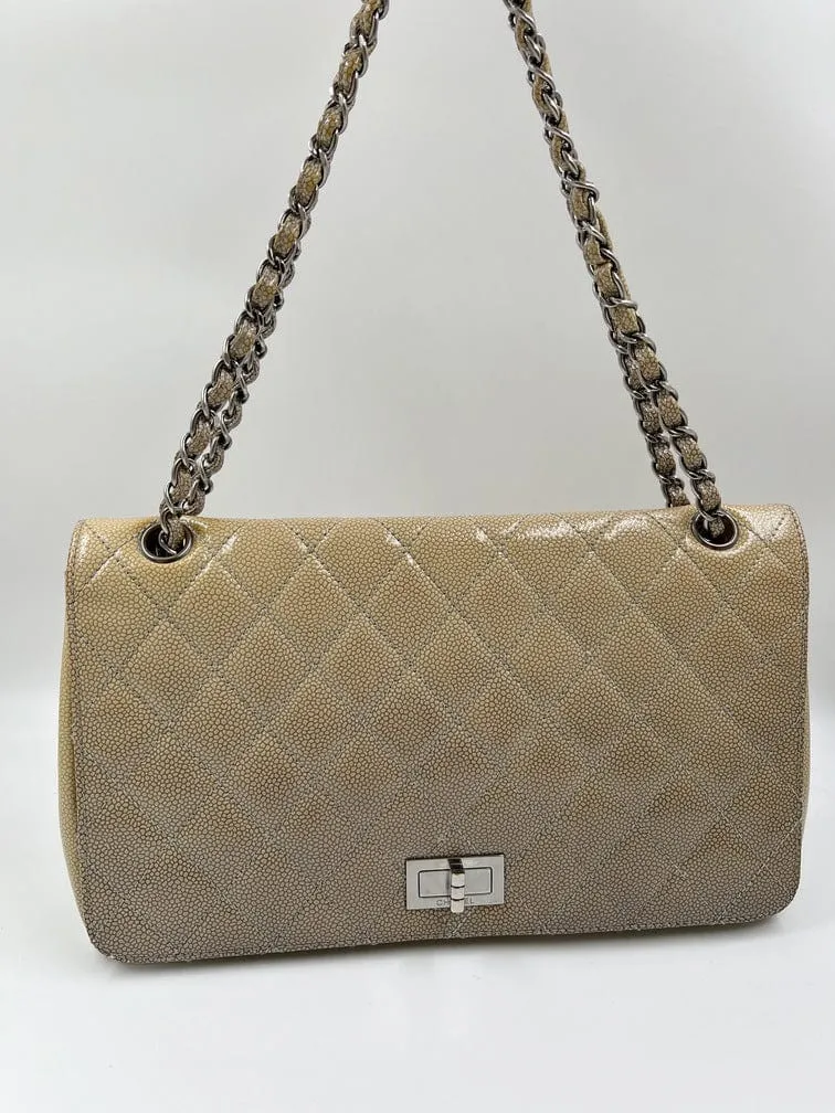 Chanel 2.55 Patent Caviar Bag
