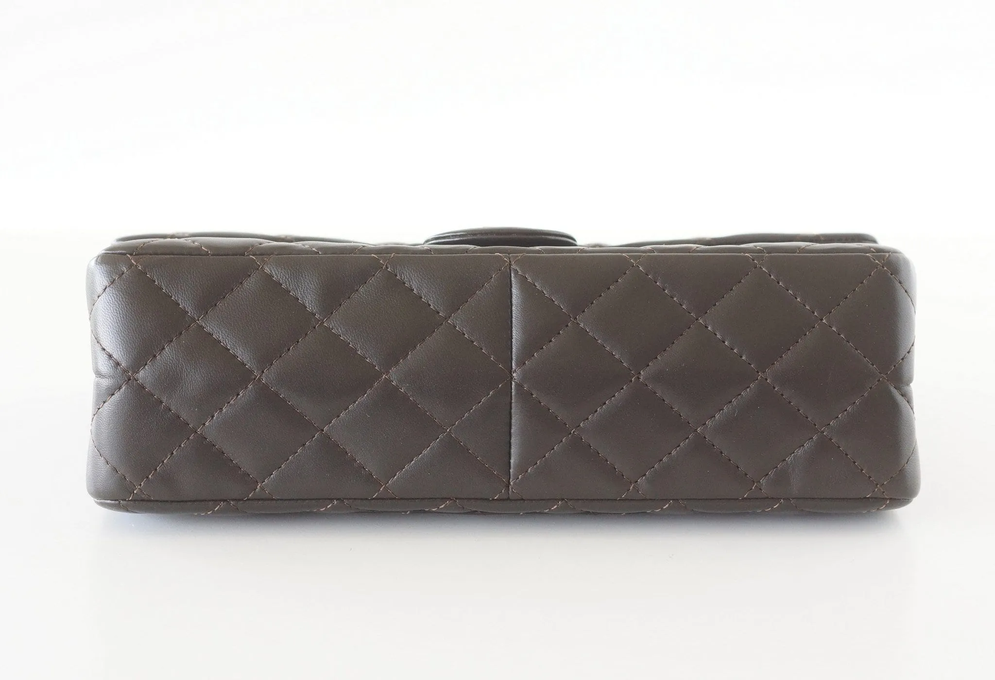 Chanel Bag 2.55 Medium Classic Double Flap Dark Olive Khaki New