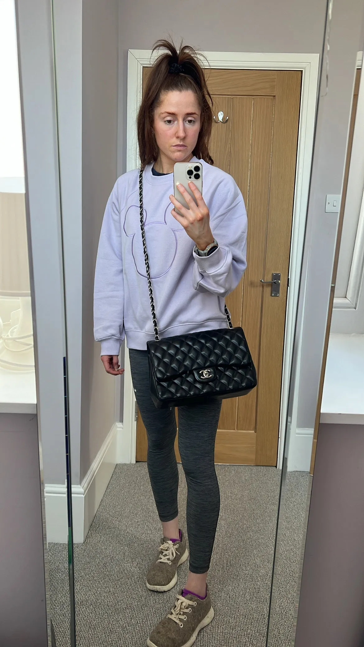 Chanel Jumbo Double Flap in Black Lambskin