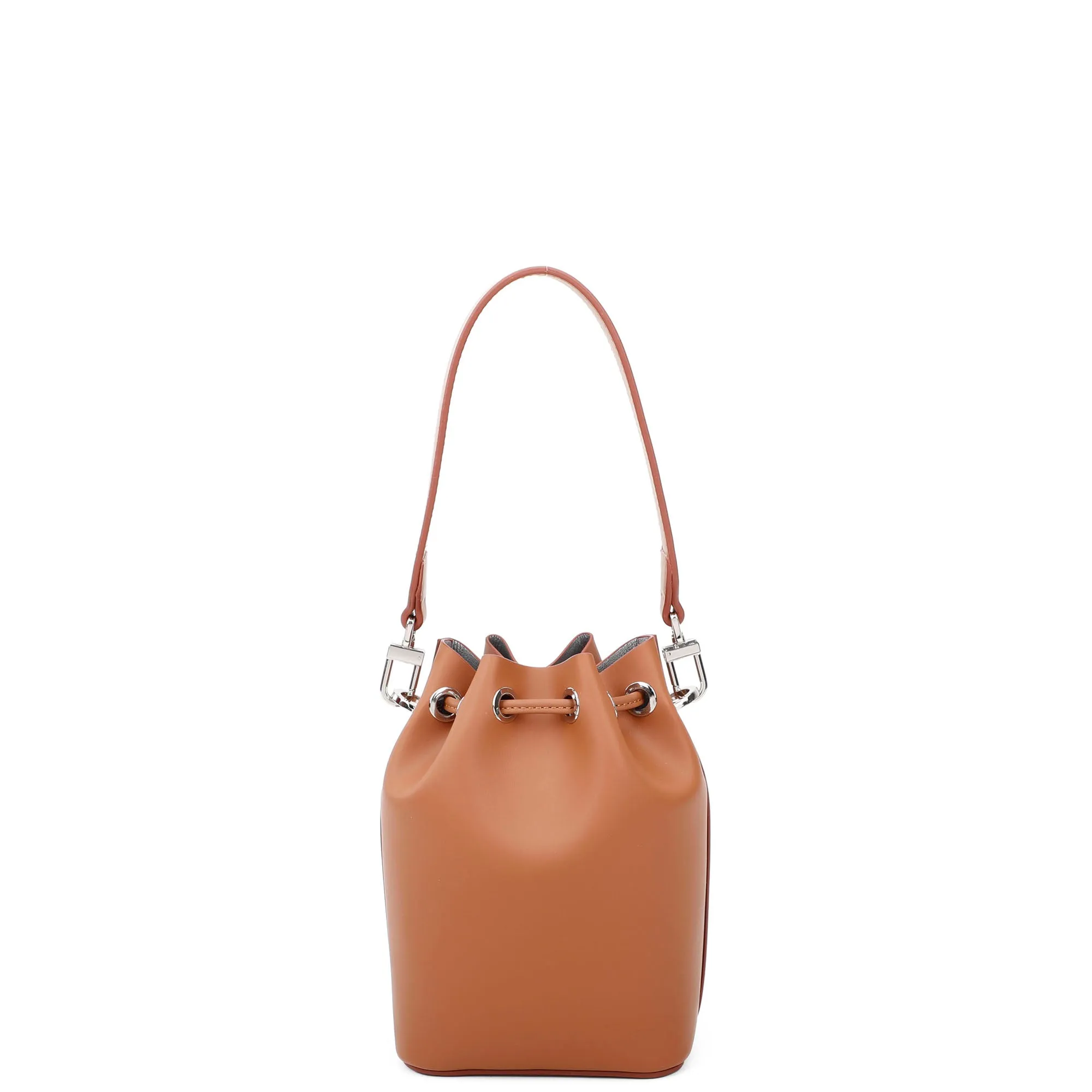 Chloe Mini Bucket Crossbody - Brown