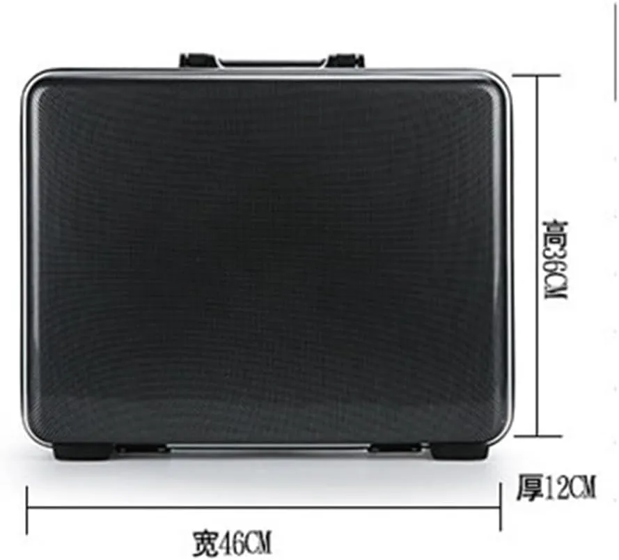 CSCDD Portable Briefcase Aluminum Frame PC Camera Bag Handheld Password Box Handheld Suitcase Briefcase(Gray)