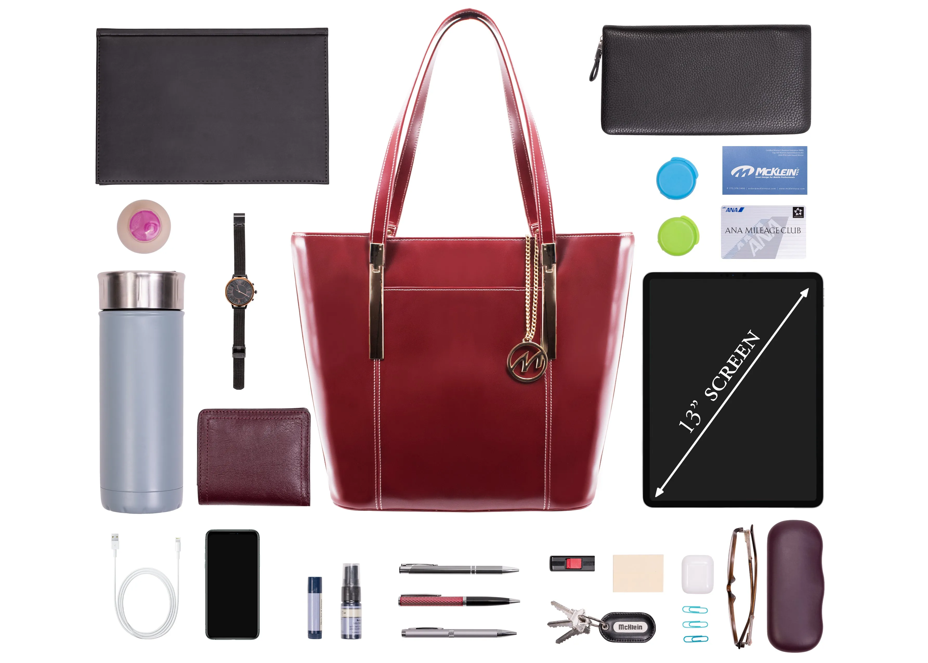 DEVA | Leather Tablet Tote
