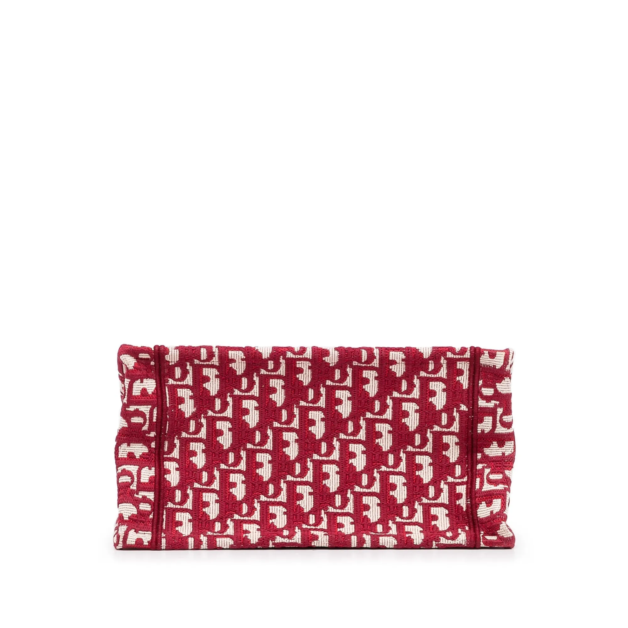 Dior Book Tote Small Red Oblique Canvas