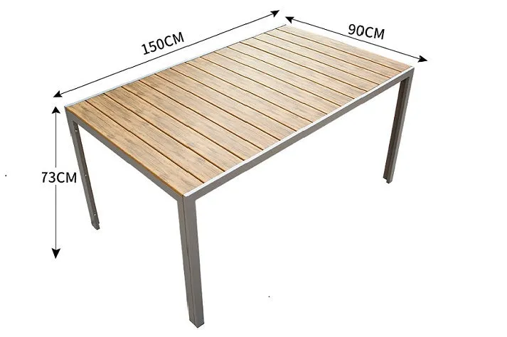 Echo Outdoor Rect Dining Set -- Champagne