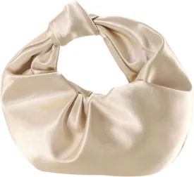 GORGLITTER Women's Satin Clutch Purses Elegant Evening Bags Handbag Knot Bag for Wedding Party Prom