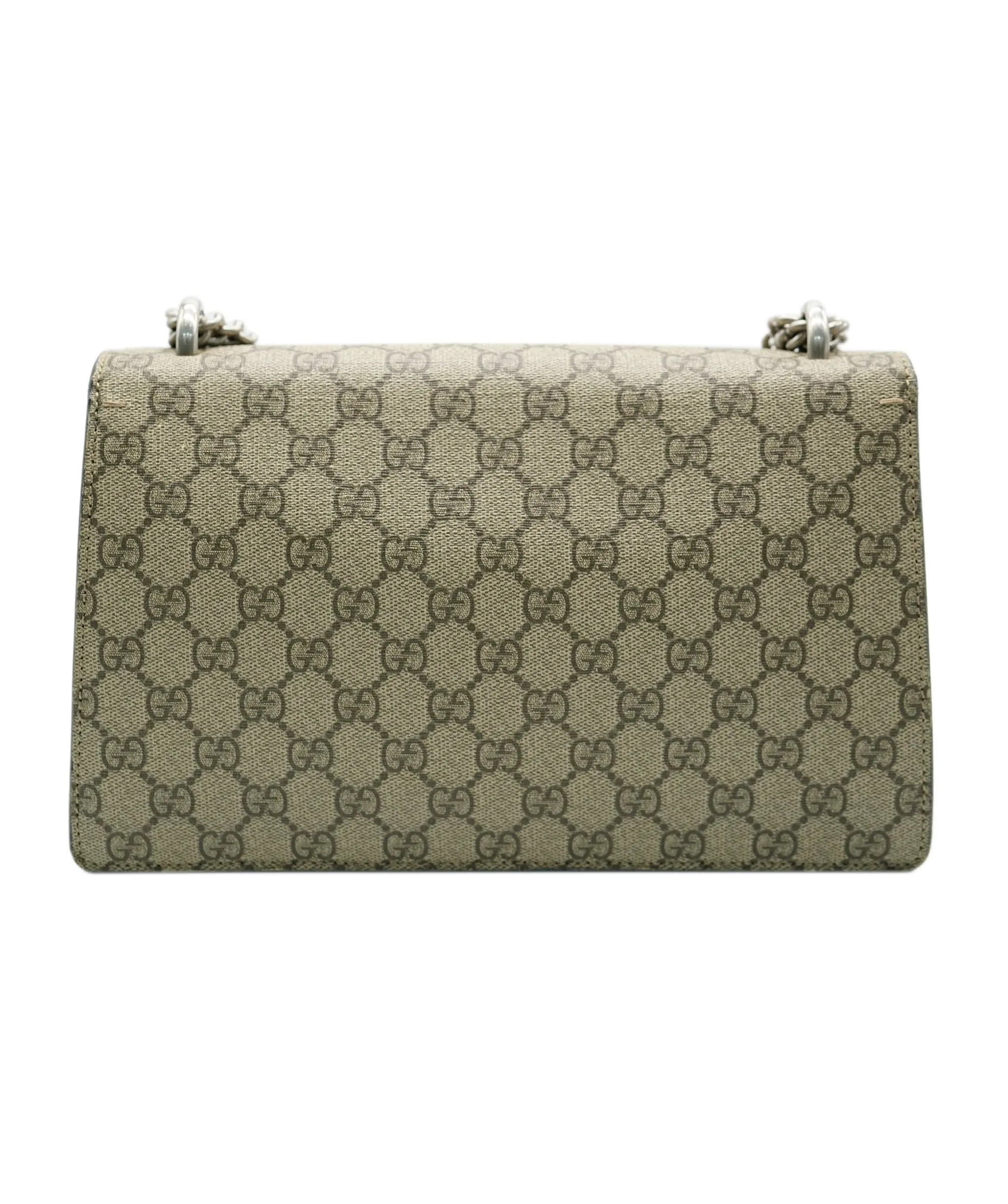 Gucci Black Suede & GG Supreme Dionysus Bag ASC2080
