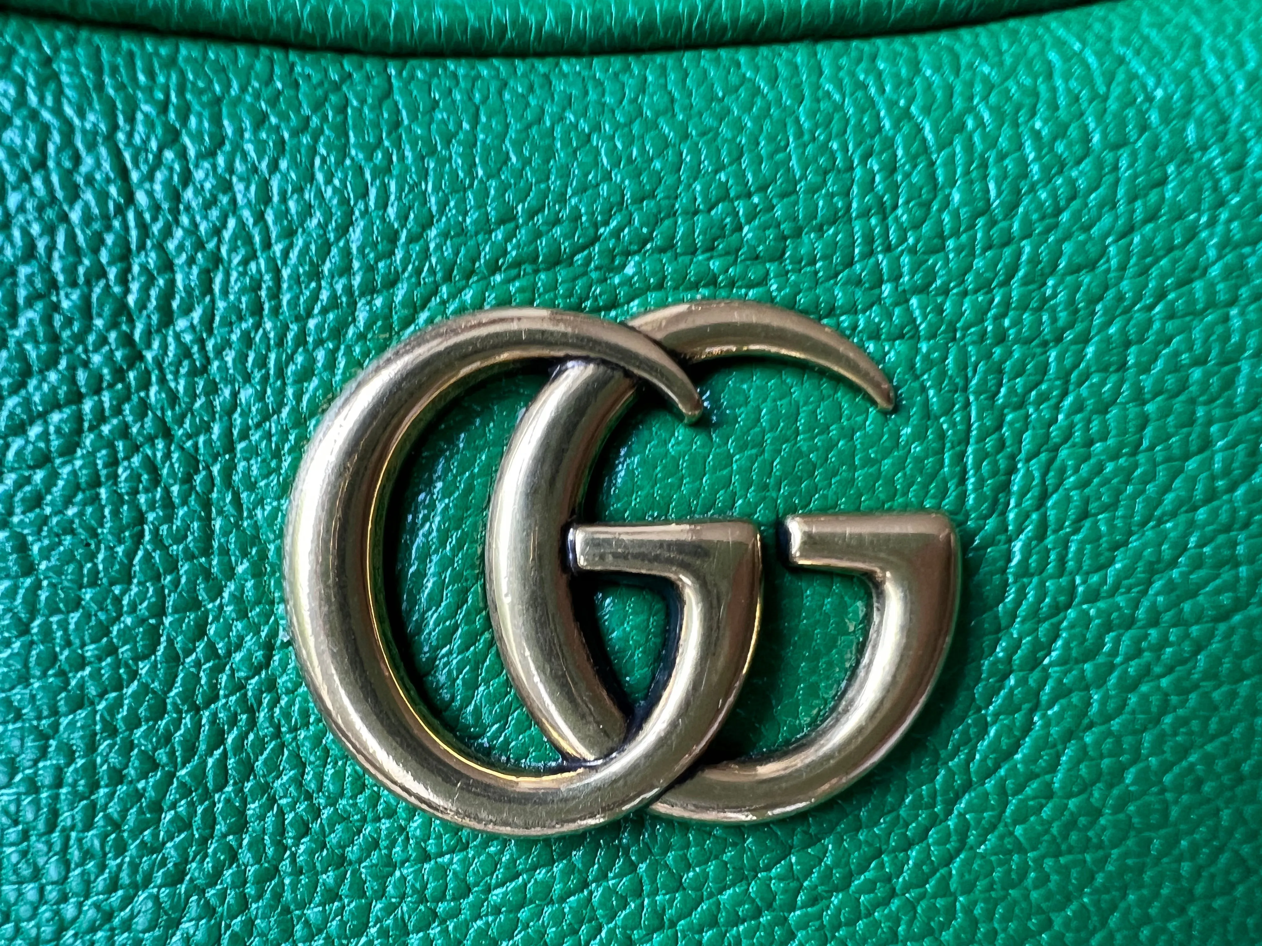 Gucci Green Small Aphrodite Shoulder Bag