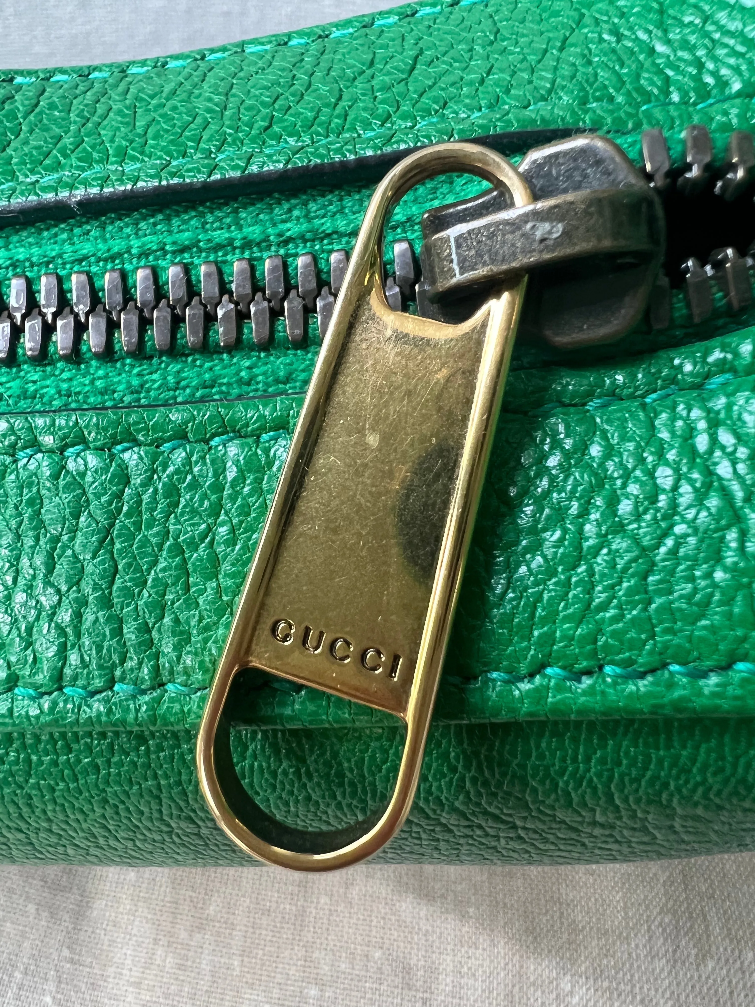 Gucci Green Small Aphrodite Shoulder Bag