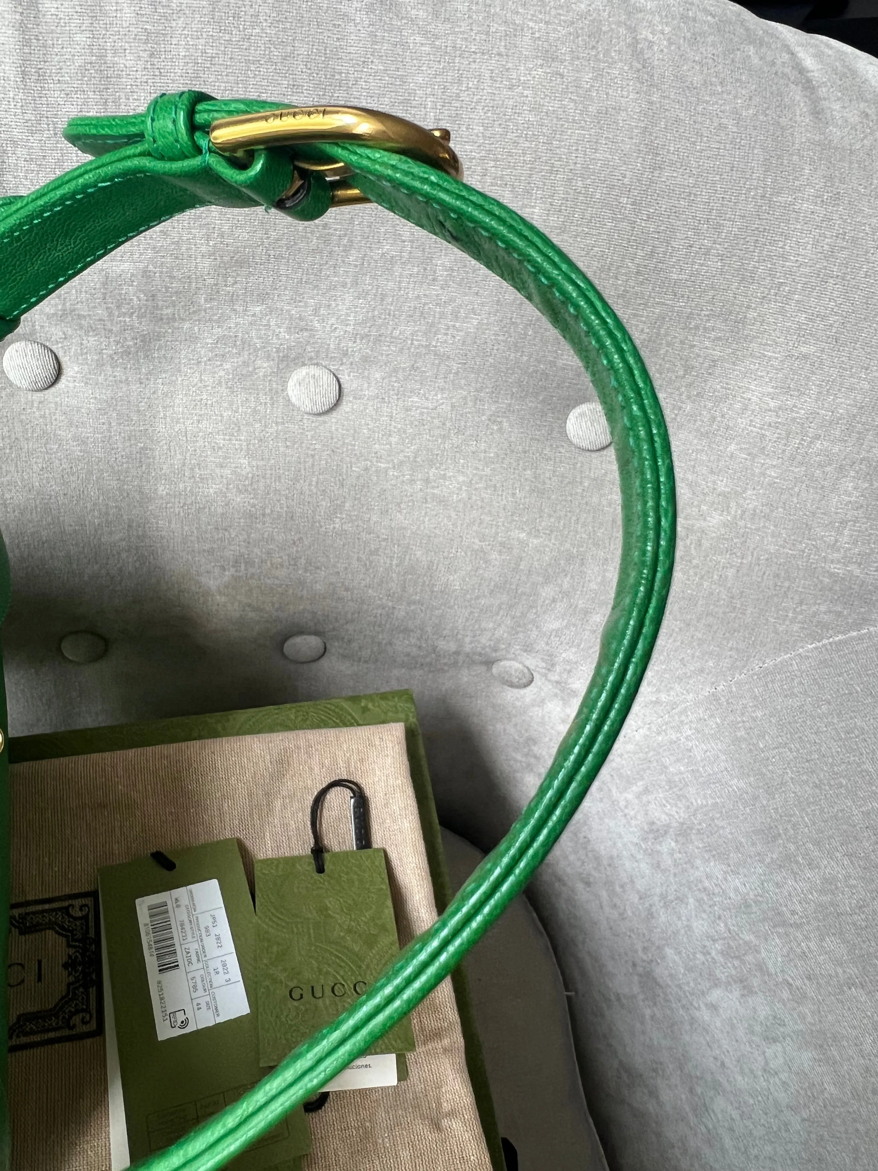 Gucci Green Small Aphrodite Shoulder Bag