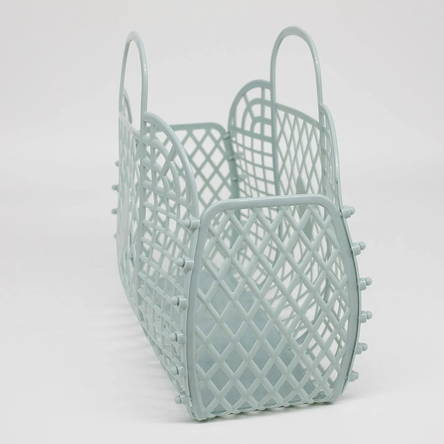 Jelly Purse, Jelly Beach Bag, Beach Basket Tote, Plastic Beach Tote, Easter Basket