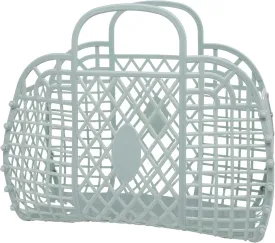 Jelly Purse, Jelly Beach Bag, Beach Basket Tote, Plastic Beach Tote, Easter Basket