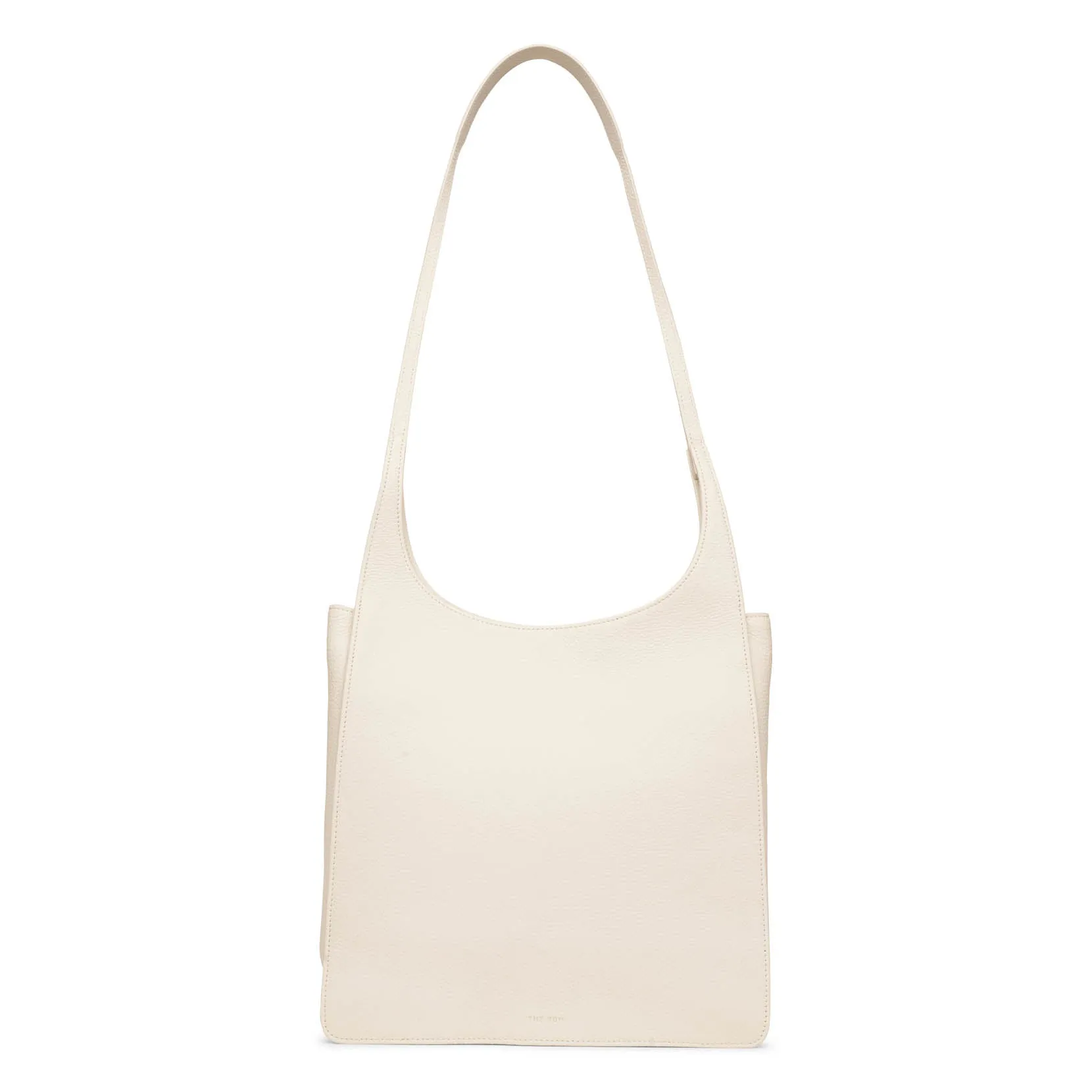 Jules ivory leather tote bag