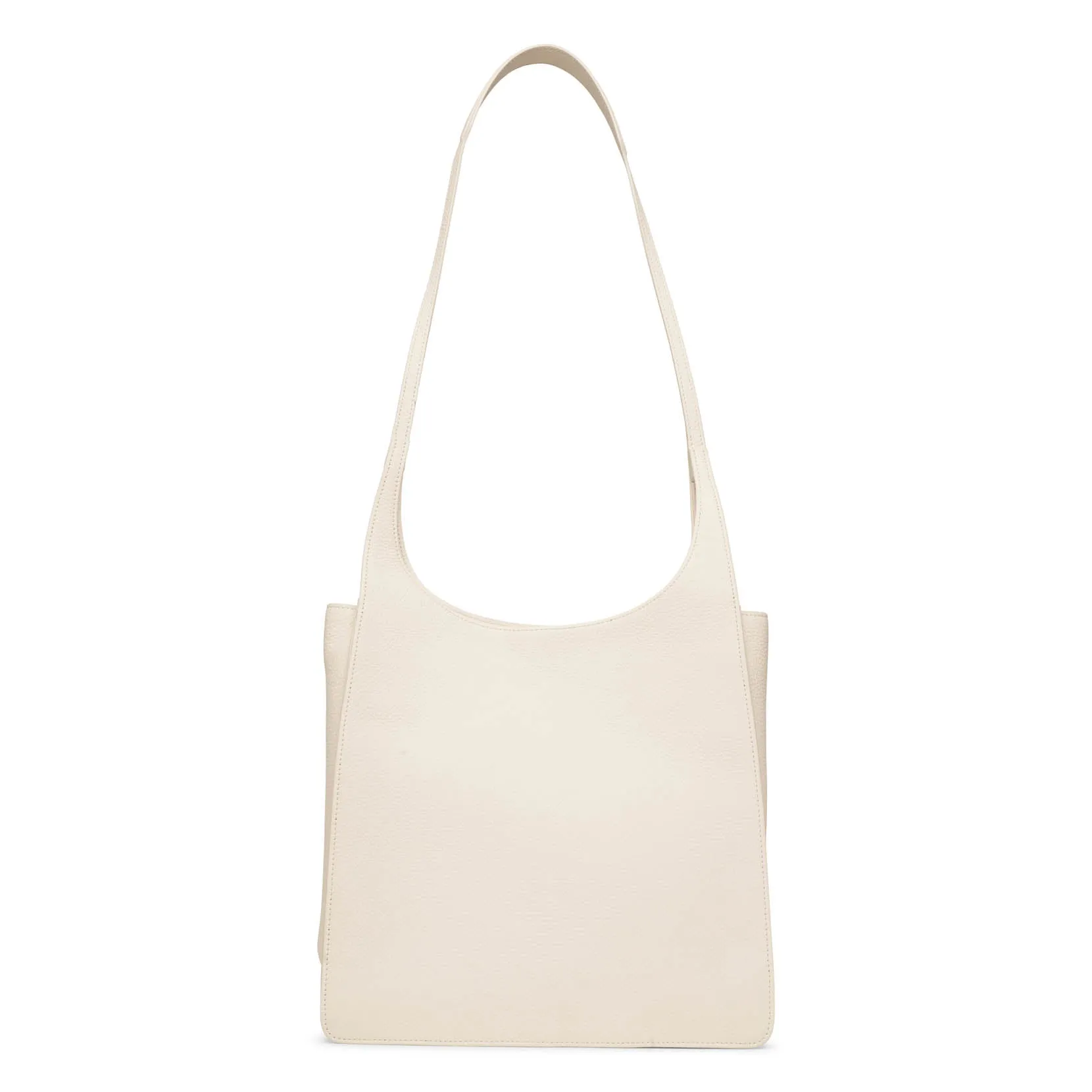 Jules ivory leather tote bag
