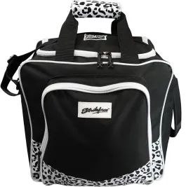 KR Strikeforce Krest Single Bowling Ball Tote Bag Holds One Bowling Ball and Shoes Up to Size 14