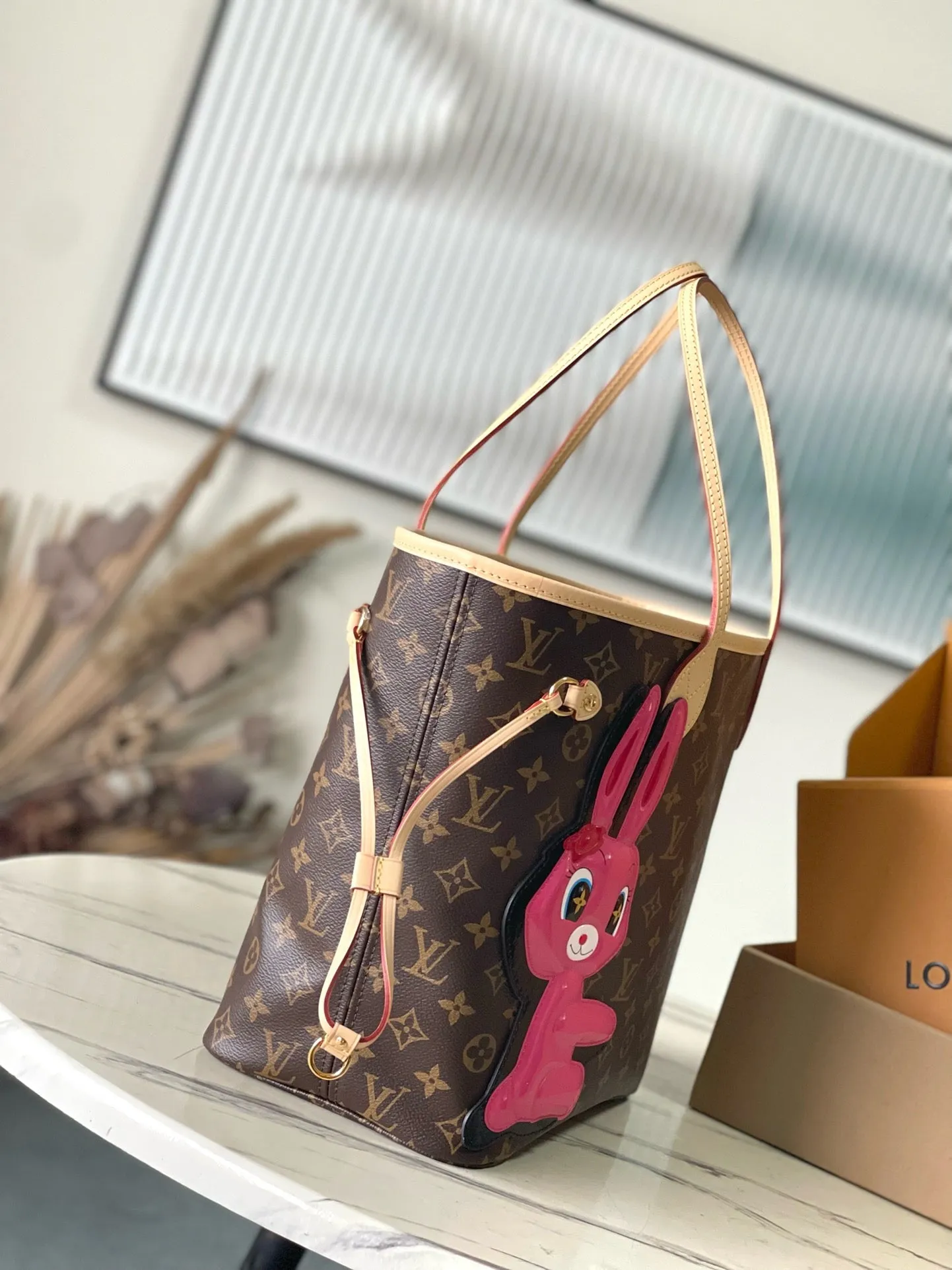 LB1046 Neverfull MM / HIGHEST QUALITY VERSION / 12.2 x 11 x 5.5 inches