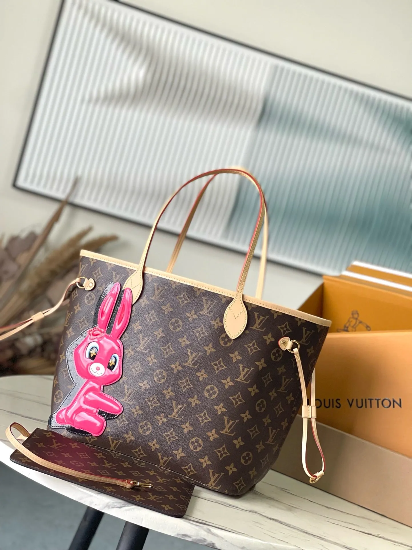 LB1046 Neverfull MM / HIGHEST QUALITY VERSION / 12.2 x 11 x 5.5 inches