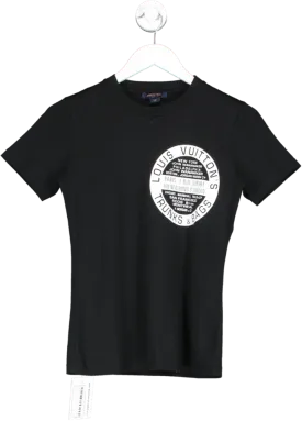 Louis Vuitton Black 2019 Graphic "trunks & Bags" Print T-shirt UK XS