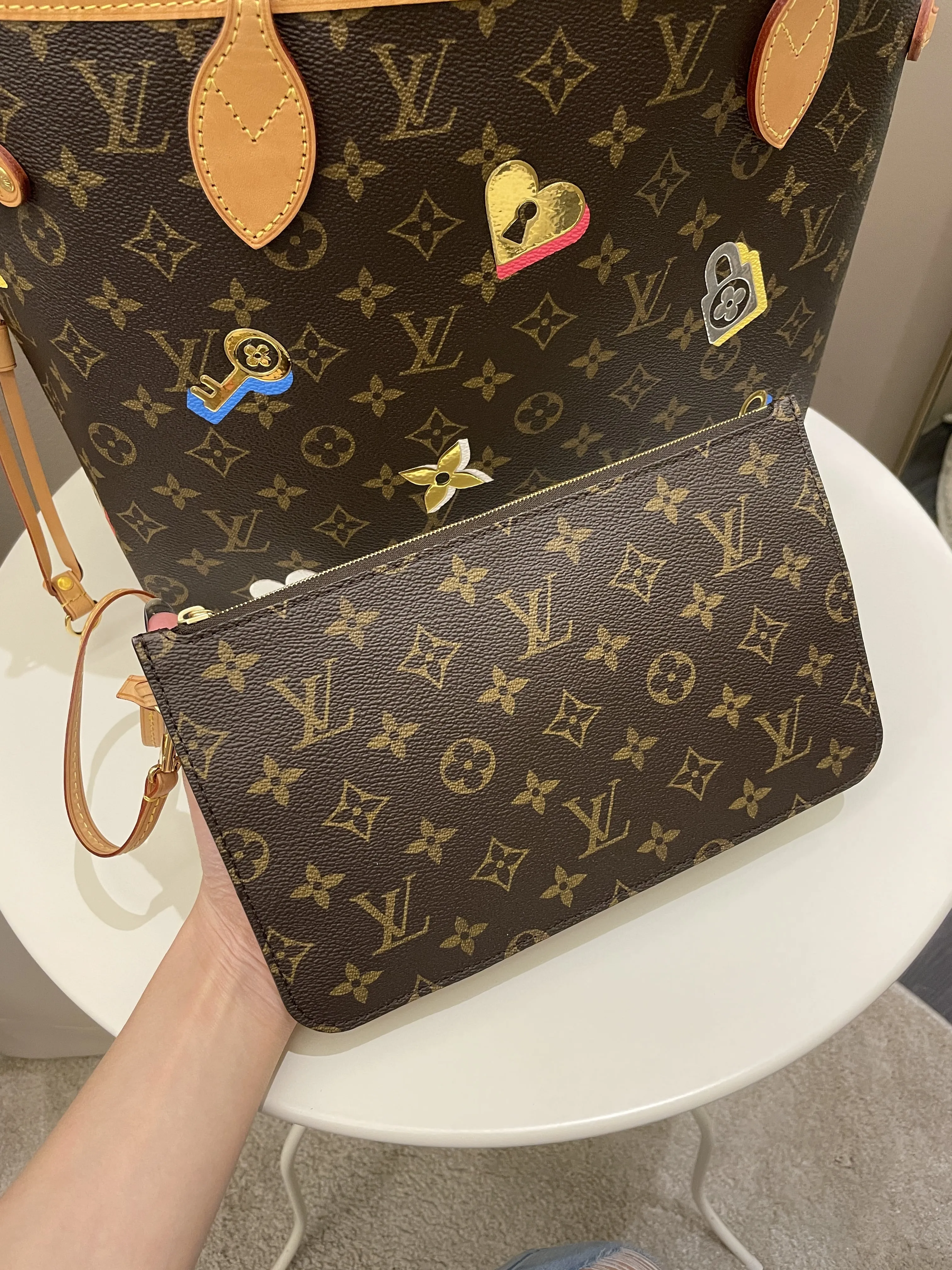 Louis Vuitton Love Lock Neverfull MM Monogram