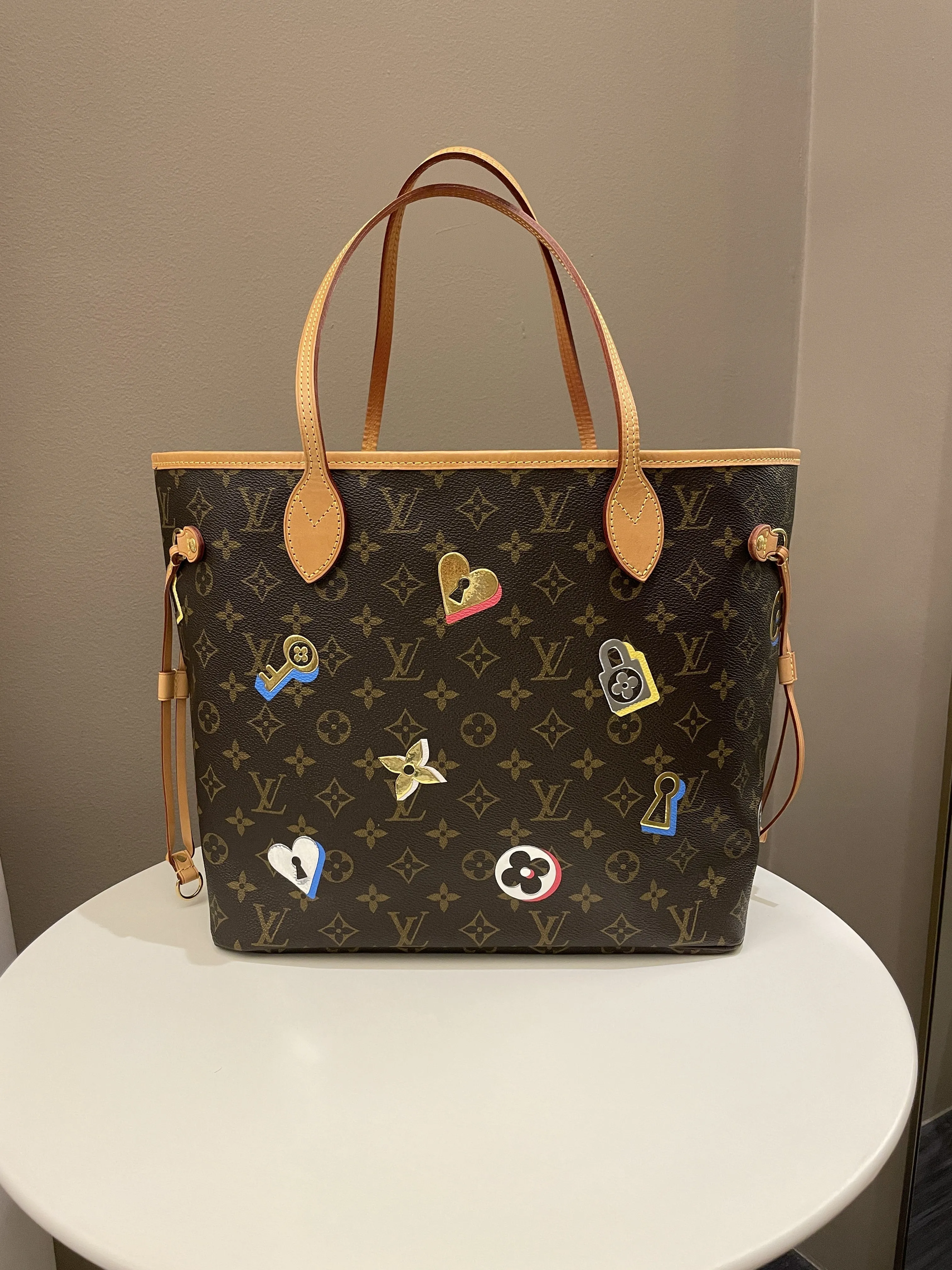Louis Vuitton Love Lock Neverfull MM Monogram