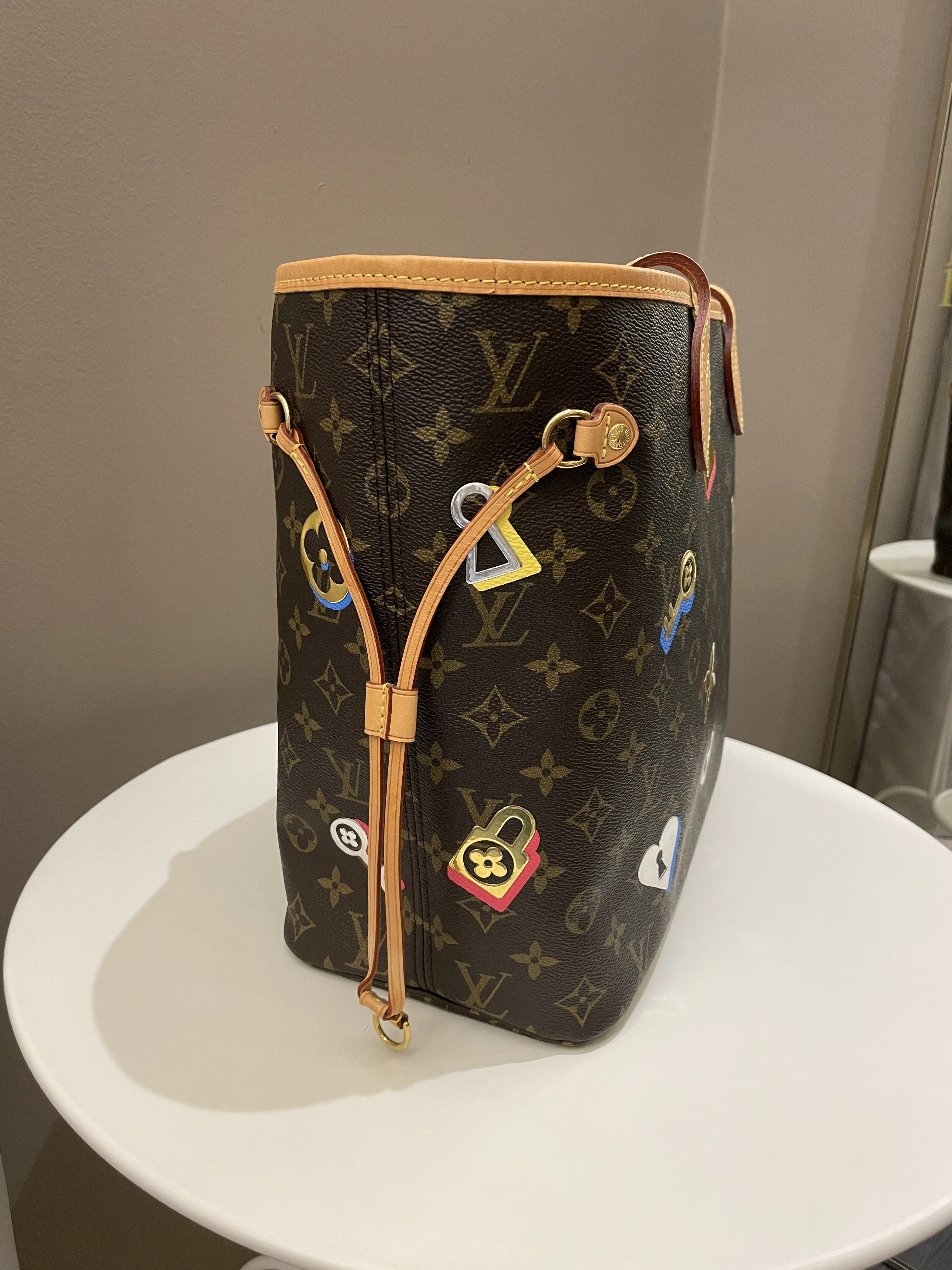 Louis Vuitton Love Lock Neverfull MM Monogram