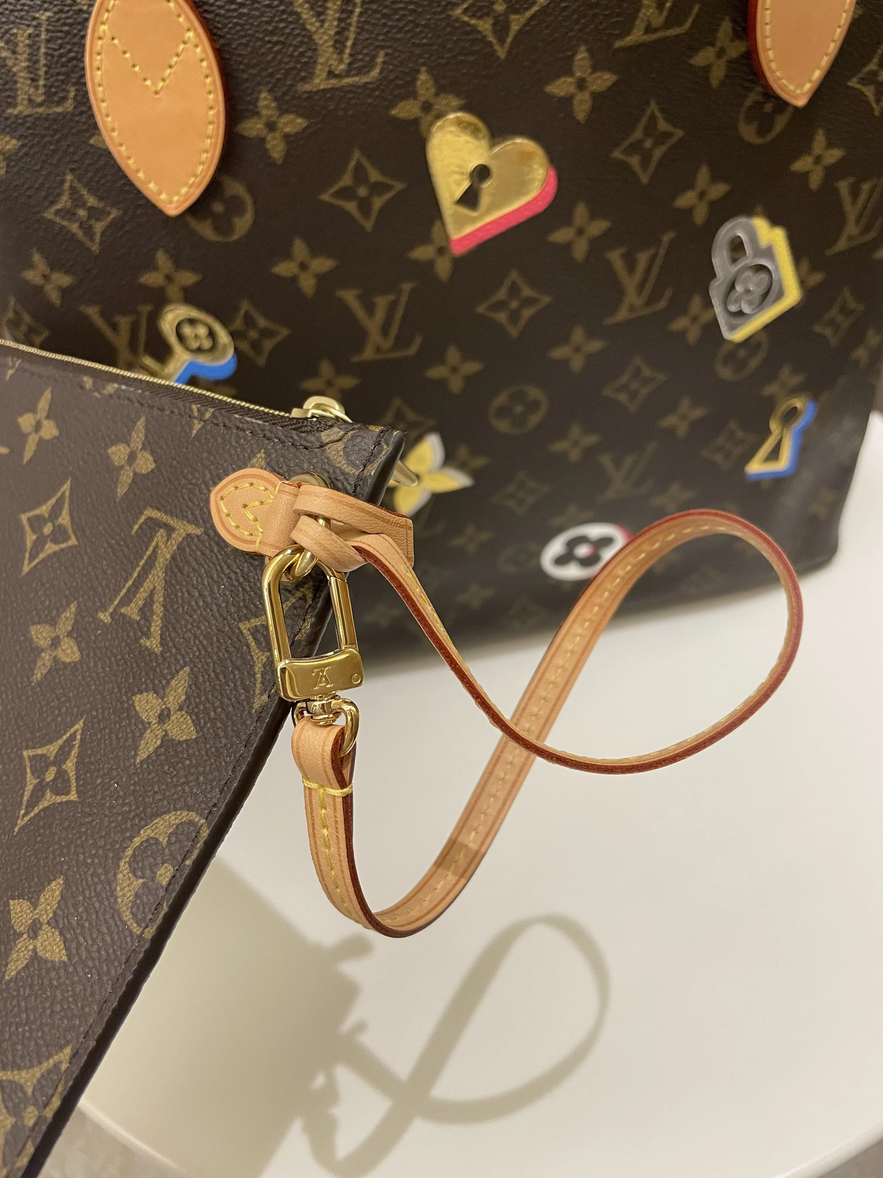Louis Vuitton Love Lock Neverfull MM Monogram