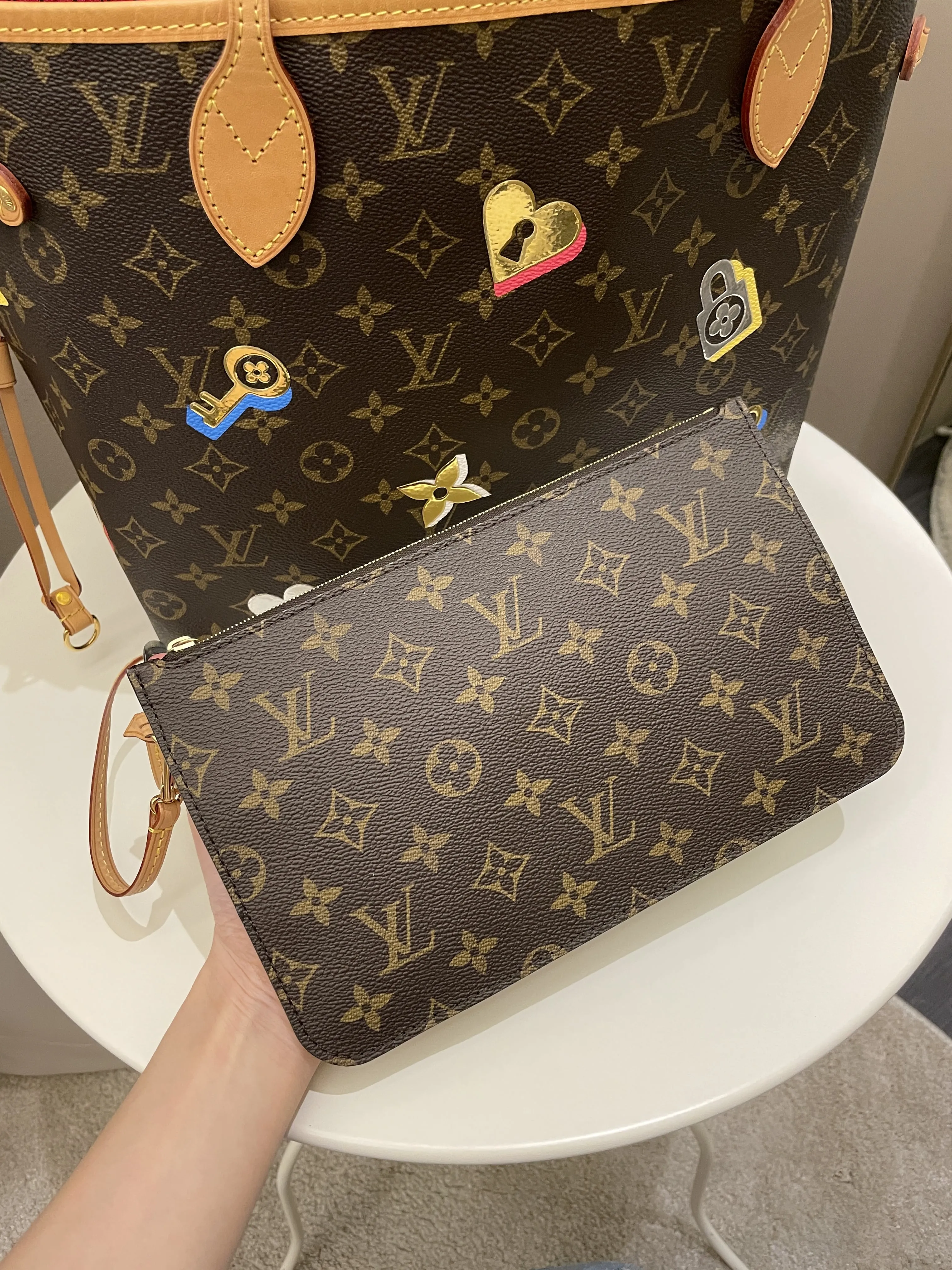 Louis Vuitton Love Lock Neverfull MM Monogram
