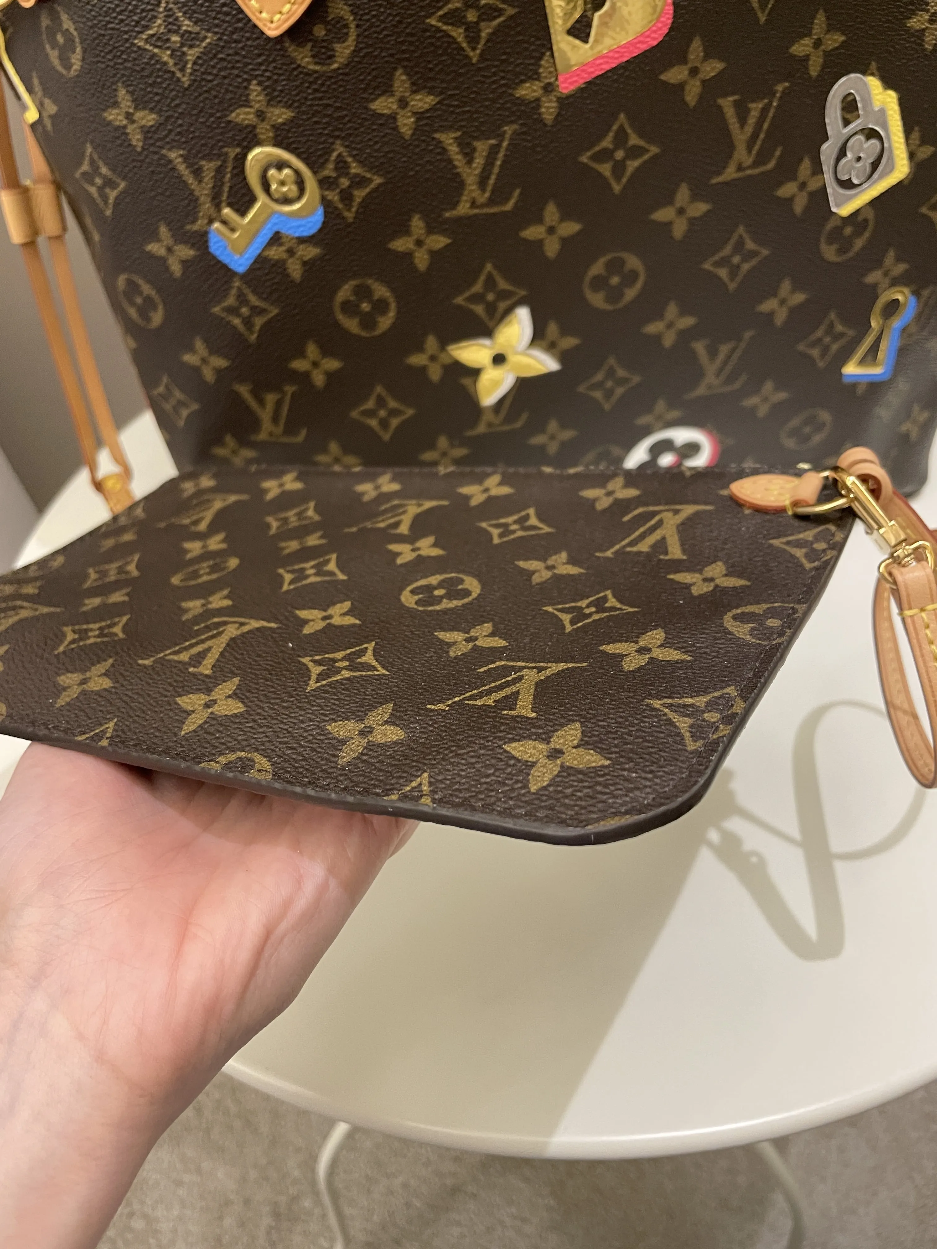 Louis Vuitton Love Lock Neverfull MM Monogram