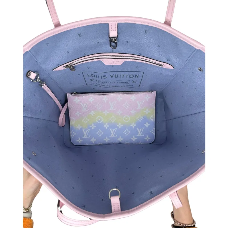 Louis Vuitton Monogram Escale Neverfull MM with Pouch