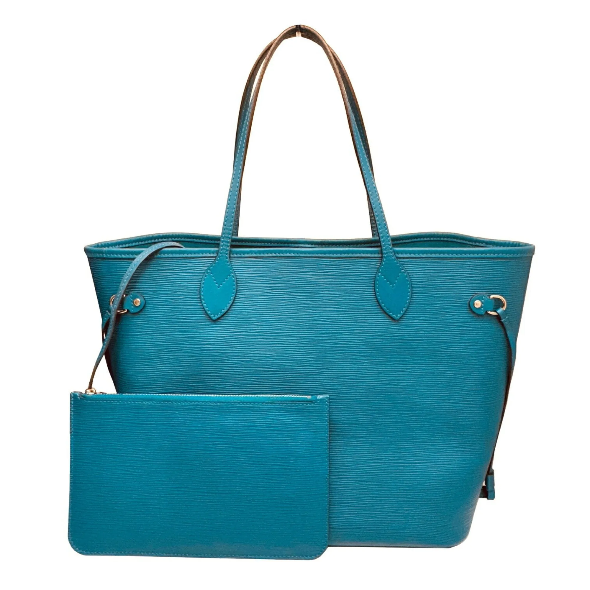 Louis Vuitton Neverfull Mm  Leather Shoulder Bag ()