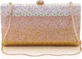 Luxury Crystal Clutch Purses for women Rhinestone Bride Wedding Party Evening Bag AB Stone Box Handbag for Prom Birthday