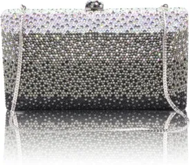 Luxury Crystal Clutch Purses for women Rhinestone Bride Wedding Party Evening Bag AB Stone Box Handbag for Prom Birthday