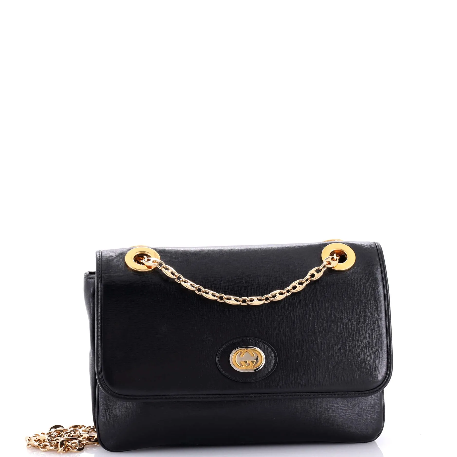 Marina Chain Flap Bag Leather Small