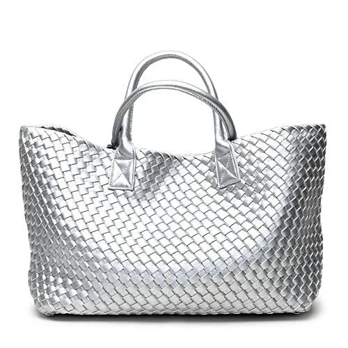 Nizza Faux Leather Woven Bags - 24 Colors