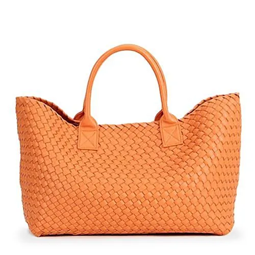 Nizza Faux Leather Woven Bags - 24 Colors