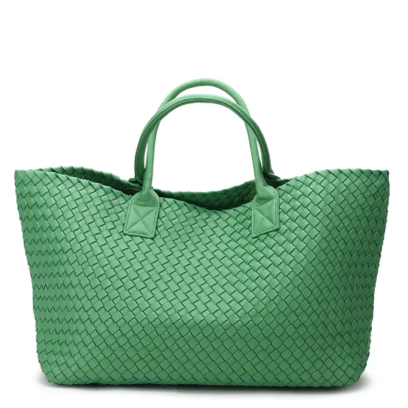 Nizza Faux Leather Woven Bags - 24 Colors