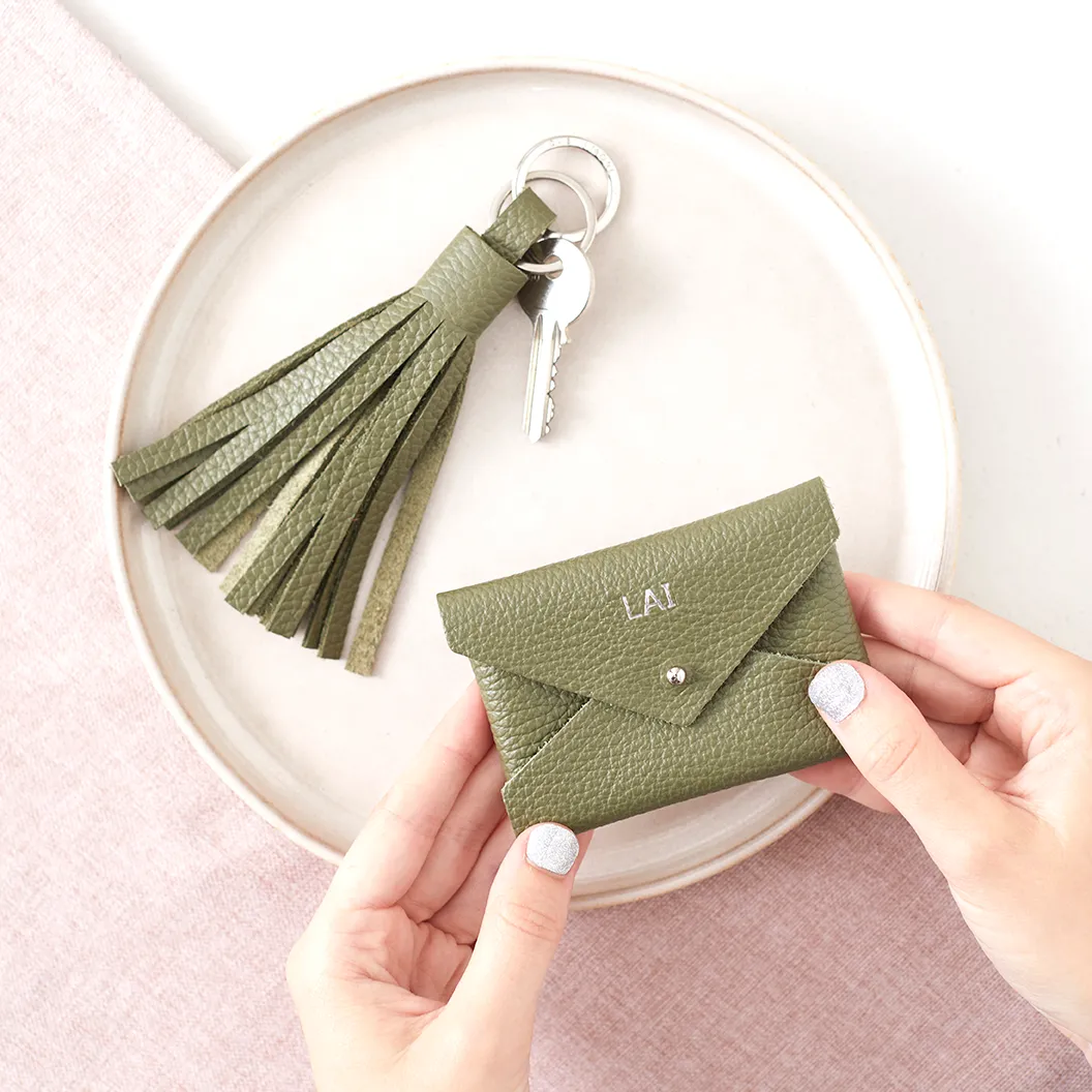 Personalised Leather Card Holder